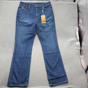 Schaefer Outfitter Katy Jean Womens 32R Medium Blue Denim Riding Jeans USA‎